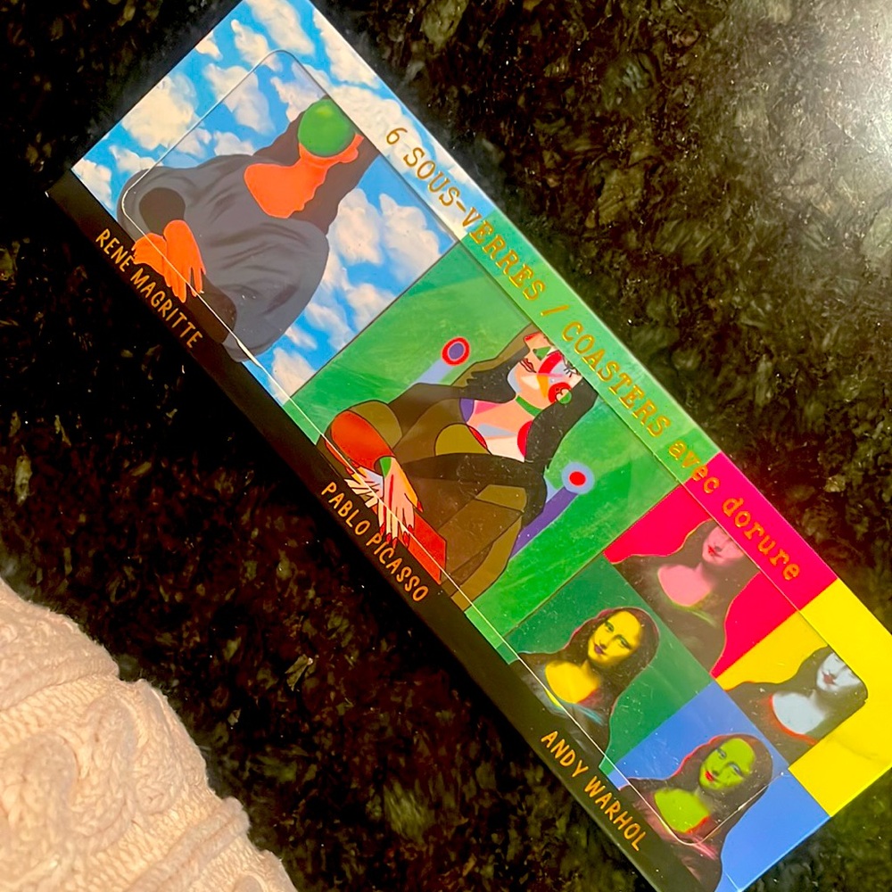 CARTESDART COASTERS MONA LISA  (6)